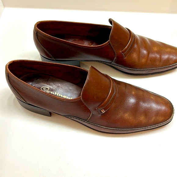 “Continentals” by Bally of Switzerland, size 9 M, medium brown slip-on loafers main image 10